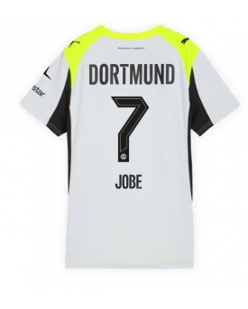 Borussia Dortmund Jobe Bellingham #7 Maglia Gara Trasferta Repliche 2025-26 Donna Maniche Corte